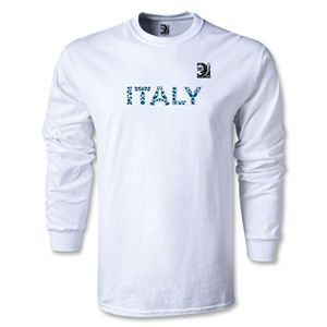 Euro 2012   FIFA Confederations Cup 2013 Italy LS T Shirt (White)