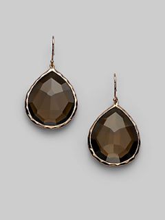 IPPOLITA Rose Large Teardrop Smoky Quartz Earrings   Smoky