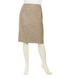 Sand Dune Novelty Modern Slim Skirt, Chai Multi, Womens