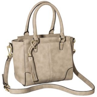 Merona Mini Tote Handbag with Removable Crossbody Strap   Tan