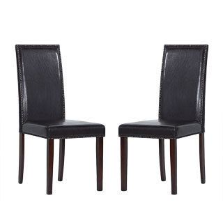 Warehouse Of Tiffany Blazing Brown Dining Chairs (set Of 2)