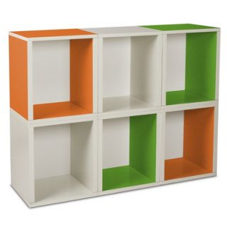 Way Basics Eco Friendly Modular Storage Cubes Plus PS MCP 6 Finish: Green, Or