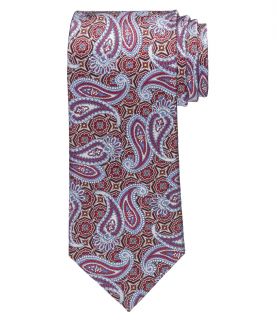 Signature Gold Tossed Paisley on Medallion Tie JoS. A. Bank