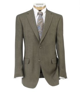 Tropical Blend 2 Button Linen/Silk Sportcoat by JoS. A. Bank Mens Blazer / Spor