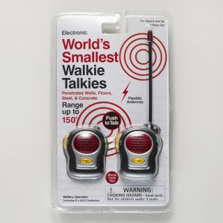 Mini Walkie Talkie Set   World Market