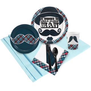 Little Man Mustache Just Because Party Pack for 8