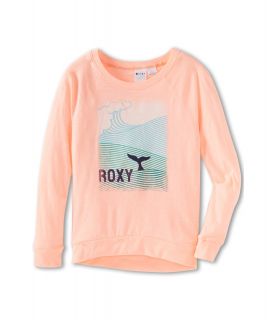 Roxy Kids Fluffy Sea ND Raglan Tee Girls Long Sleeve Pullover (Orange)
