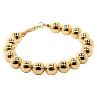 Fashion Bead Bracelet   Gold