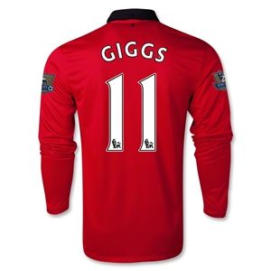 Nike Manchester United 13/14 GIGGS LS Home Soccer Jersey