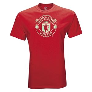 Euro 2012   Manchester United Crest T Shirt (Red)