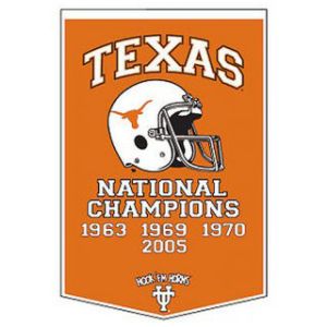 Texas Longhorns Forever Collectibles NCAA Dynasty Banner