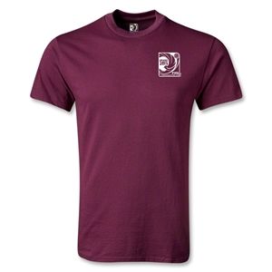 Euro 2012   FIFA Confederations Cup 2013 Small Emblem T Shirt (Maroon)