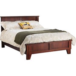 Rustic California King size Panel Bed